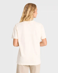 Heading West Short Sleeve Knit T-Shirt - White Cap