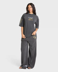 Paradise 73 Short Sleeve Cotton T-Shirt - Black Sands