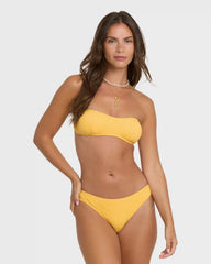 Crinkle Crush Cocoa Skimpy Bikini Bottoms - Sundress