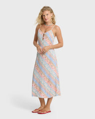 Fresh Daze Midi Dress - Pale Peach