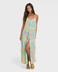 Perla Maxi Dress - White Multi