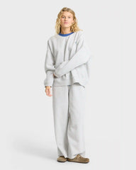Sunset Palm Crewneck Sweatshirt - Heather Gray