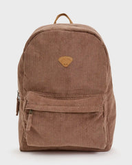 Schools Out Cord Backpack - Brown Stone