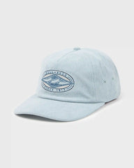 Heritage 5-Panel Strapback Hat - Dusty Blue