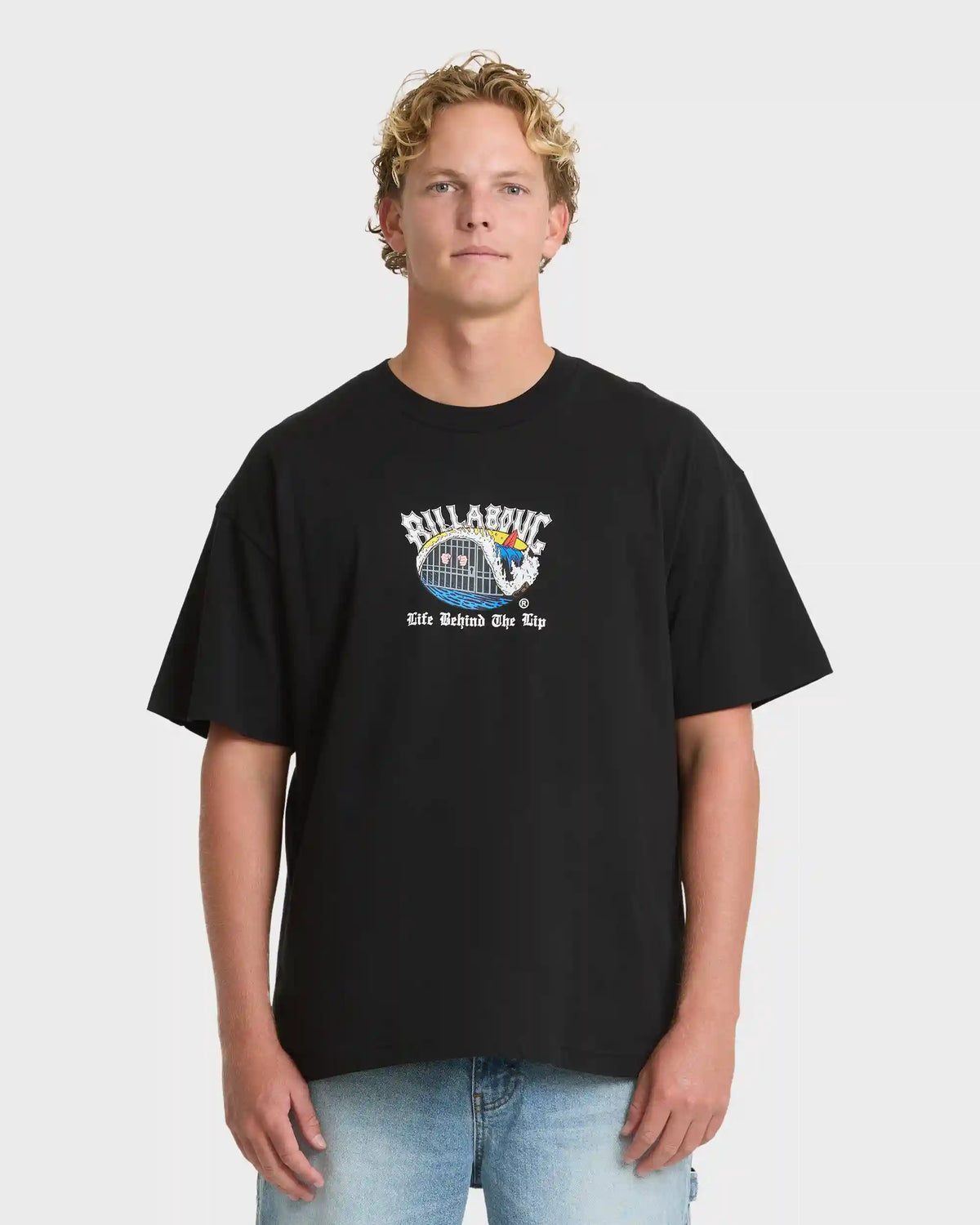 Behind The Lip OG Short Sleeve Cotton T-Shirt - Black
