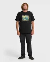 Stacked Adventure Division Premium Short Sleeve Knit T-Shirt - Black