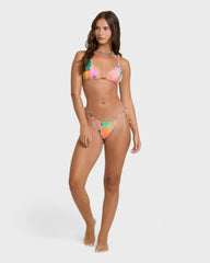 Sunscape Slide Tall Triangle Bikini Top - Deep Lagoon