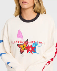 Lottie Hall Crewneck Sweatshirt - Salt Crystal