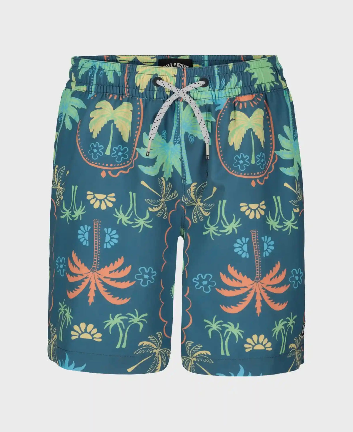 Little Boys Sundays Layback Swim Trunks