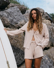 Maya Shorts - Oatmeal