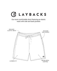 Sundays Laybacks 17" Trunks - Stealth