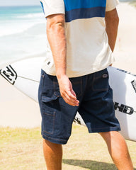 Bad Dog 21" Workwear Shorts - Navy