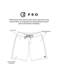 Fluid Pro Performance 21" Boardshorts - Black