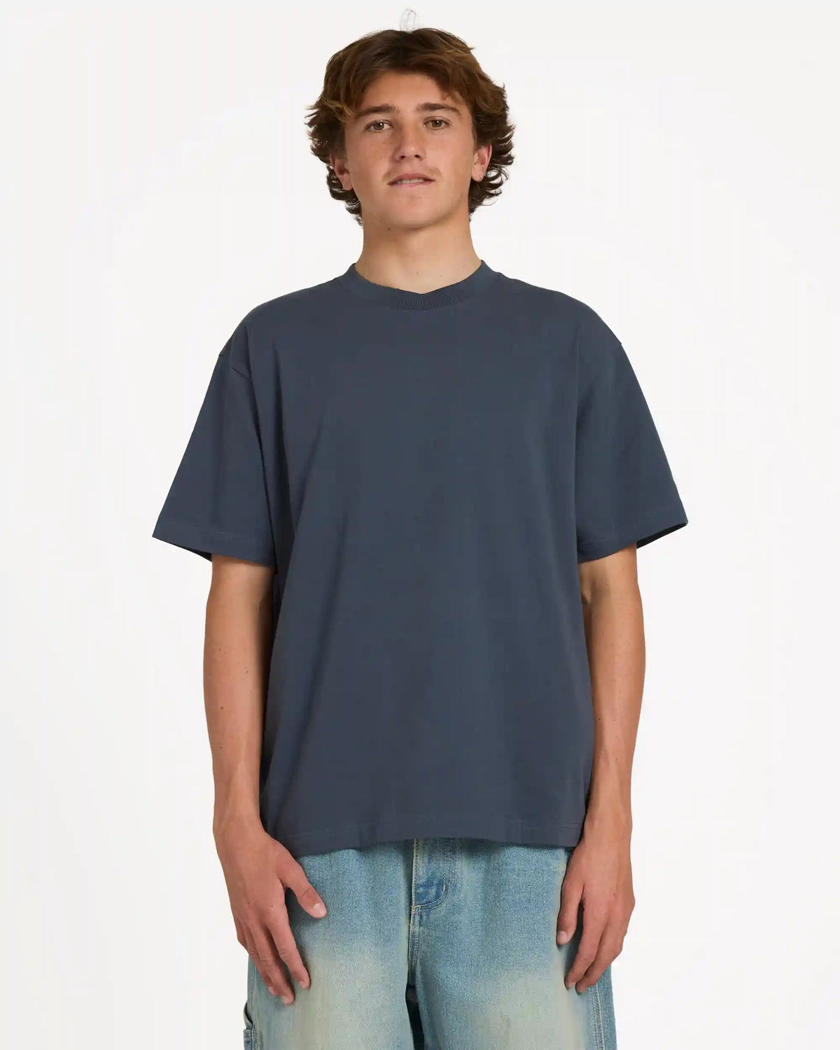 Arch Up Short Sleeve Knit T-Shirt - Charcoal